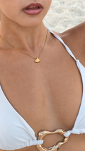 Golden sea shell